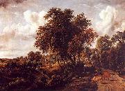 Meindert Hobbema Road on a Dyke oil painting